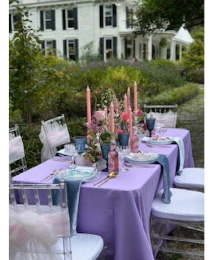 Wildflower 103 Guest Table Reception Tables