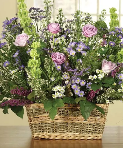 wildflower garden  funeral 