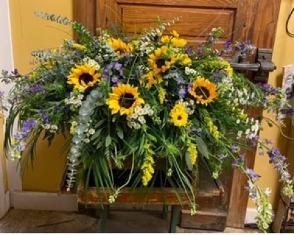 Wildflower Mix Casket Spray 