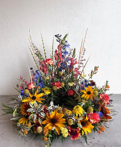 Wildflower Oasis Urn Arrangement