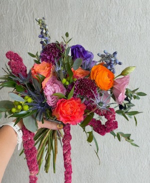Wildflower Sunset  Bridal Bouquet