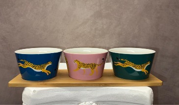 Wildlife Tidbit Dish Set, 3ct Gift Item in Cleveland, TX | EASY STREET FLORIST