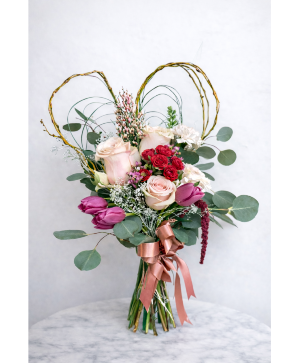 Willow Heart Bouquet 