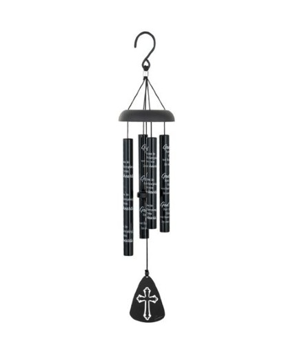Chime 21" Black Sonnet - God Has You Wind Chime