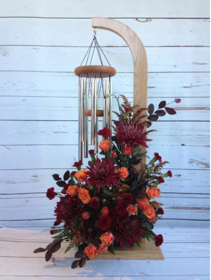 Windchimes & Flowers 