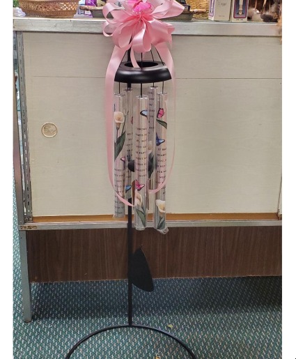 Windchimes with stand (deluxe) gift item