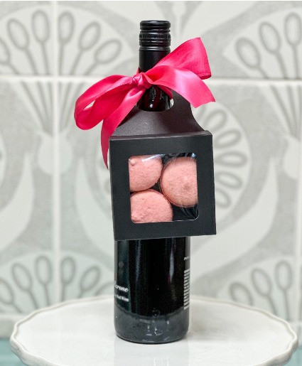 Wine, Macarons or Hand Made Pastry  Package 