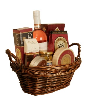 Gourmet Wine Gift Basket 
