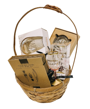 SF Wine Lover's Holiday Basket Gift Basket