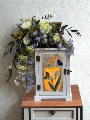 Wings of Remembrance Keepsake Memorial Lantern