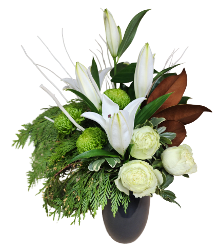 Winter Beauty vase arrangement