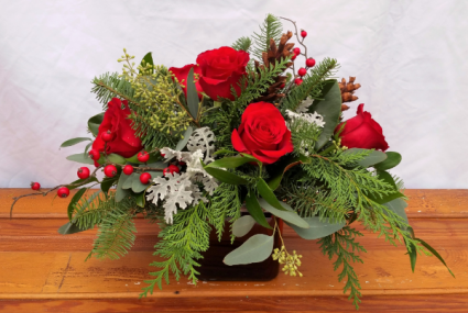 Winter Blossoms Vase Arrangement