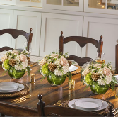 Winter Blush Trio Centerpiece