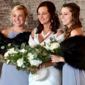Winter White Bouquets Wedding