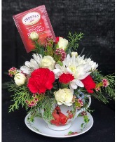 Winter Cup of Tea Floral