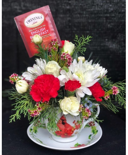 Winter Cup of Tea Floral