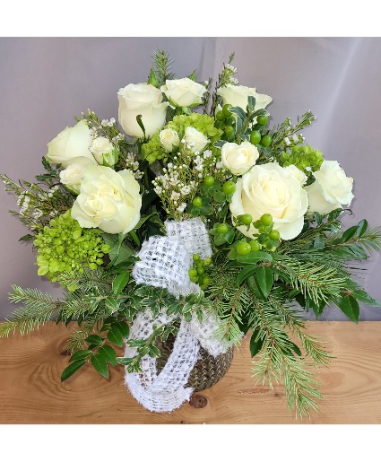 Winter Expression Vase Arrangement