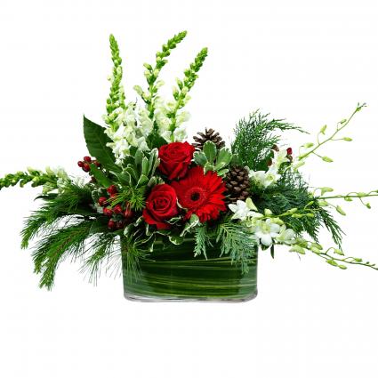 Winter Garden Table Arrangement