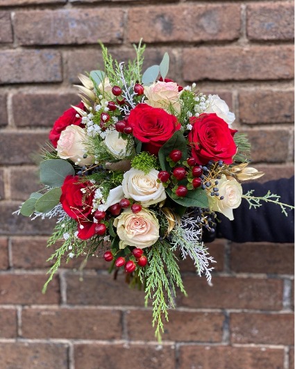 Winter Green  Bridal Bouquet