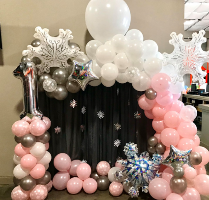 Winter ONEderland Balloons Balloon Garland Baby 