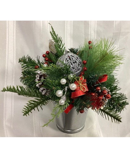 Winter Pearls Small Artificial Arrangement