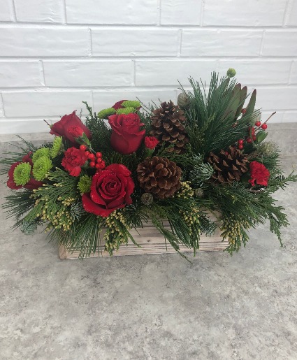 Winter Pinecone Floral Arrangment