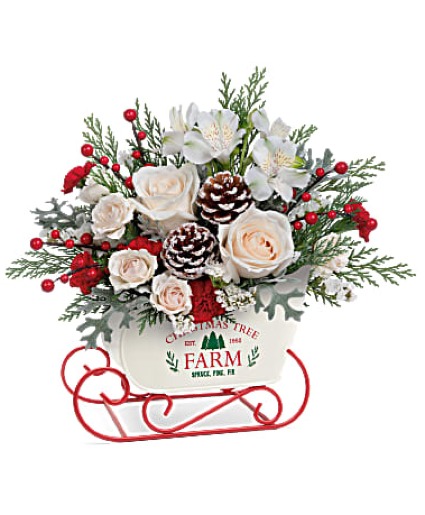 Winter Sleigh  Bouquet