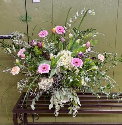 winter tulips rain  Flower Arrangement