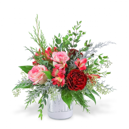 Winter Velvet Flower Arrangement