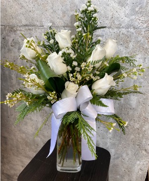 Winter White Roses 