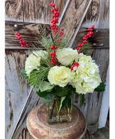 Winter wishes vase design