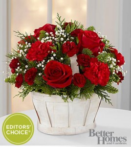 Winter Wonderland Basket Arrangement