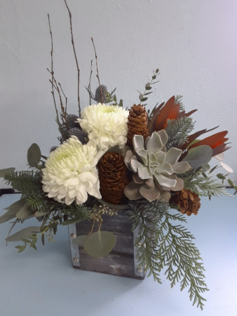 Winter Woodland Flower Arrangement