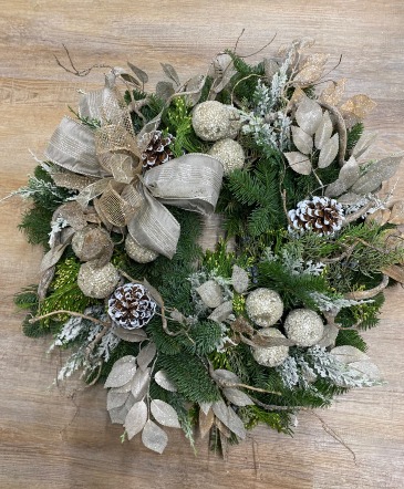 Winter/Holiday Wreath  in Wayne, NE | Bloom & Grace
