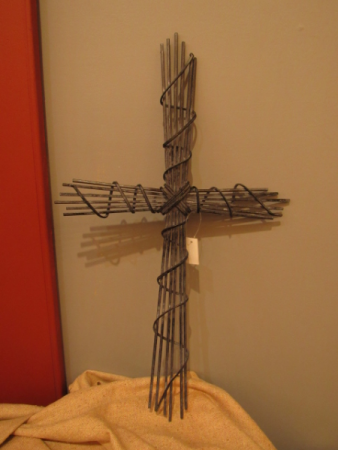 Wire Wall Cross 