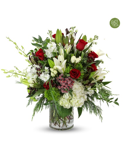 Wish You a Merry Christmas Fresh Arrangement