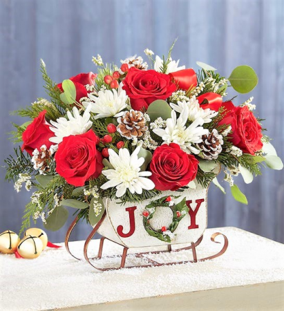 Wishing you a Sleigh Full of Joy! Keepsake "Joy" Sleigh