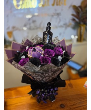 Witches Brew Bochon Forever Glitter Roses 