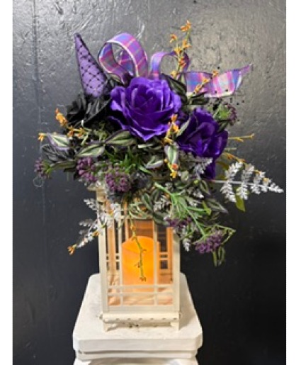 Witchy Lantern With LED Candle 