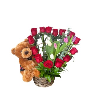 With All My Heart II Rose Arrangement