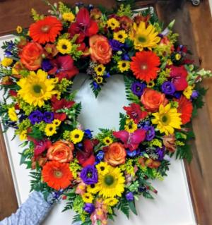 With All My Heart Wreath