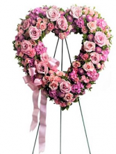 With our Heart Standing Spray