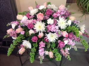 Wonderous Pastel Casket Spray FHF-S6743 