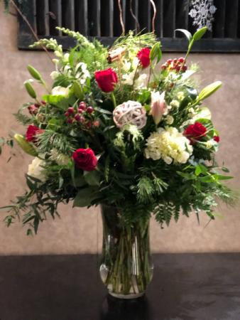 Wonders Of Winter Vase Arrangement
