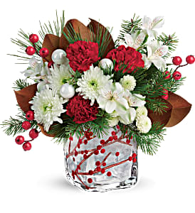 Wondrous Winter Bouquet T18X605 Fresh Flower Keepsake