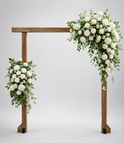 Wedding Arbour Rental with Artificial Flowers Rental