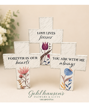 Wood Cross Figurine 