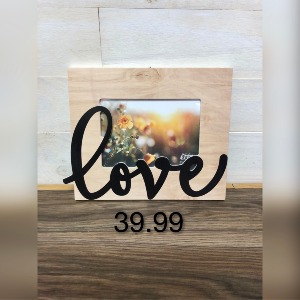 Wooden Love Frame  