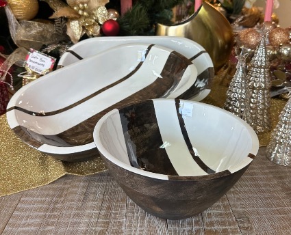 Wooden Serving Bowls Home Decor