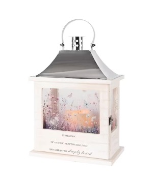 Wooden Slat Lantern 